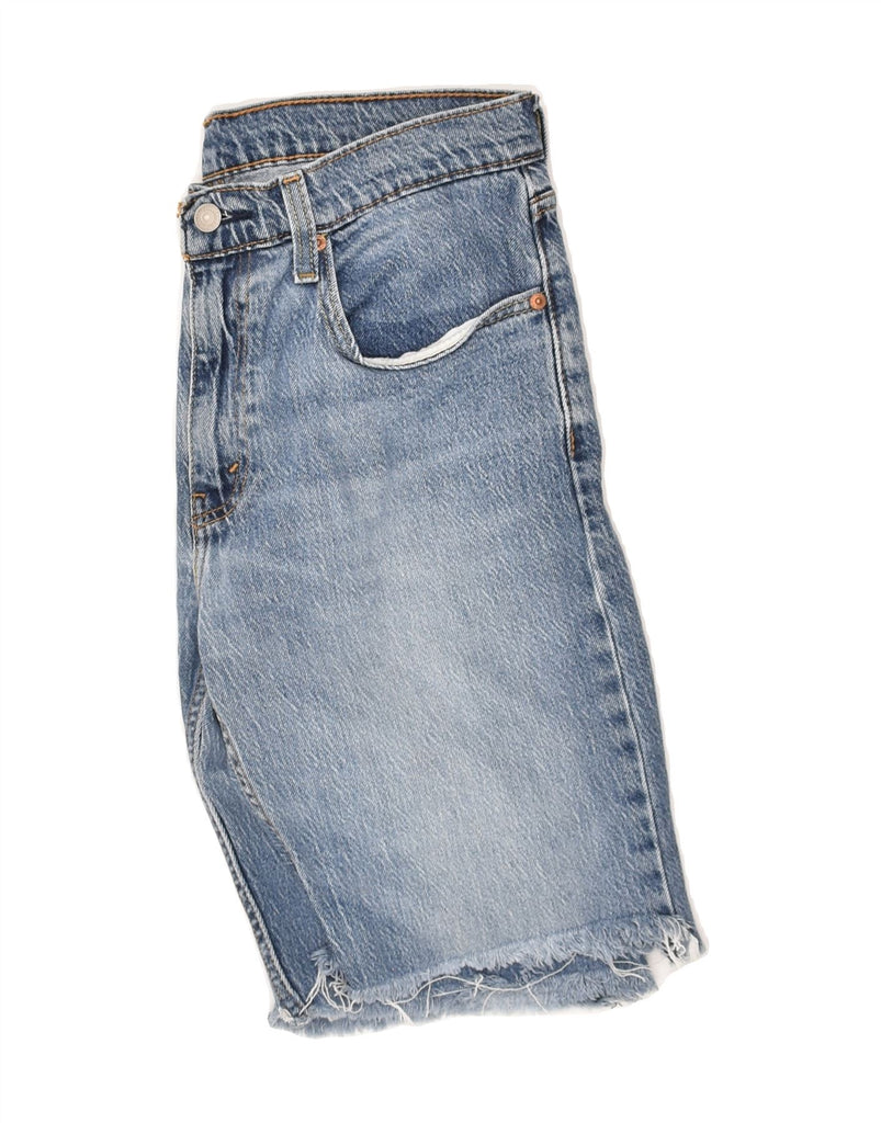 LEVI'S Mens 502 Denim Shorts W32 Medium Blue Cotton | Vintage Levi's | Thrift | Second-Hand Levi's | Used Clothing | Messina Hembry 