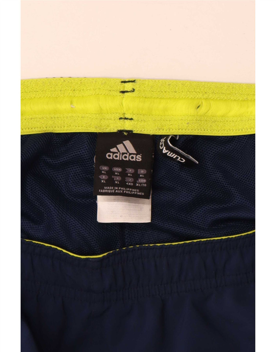 Adidas Mens Climacool Bermuda Sport Shorts XL Navy Blue Polyester