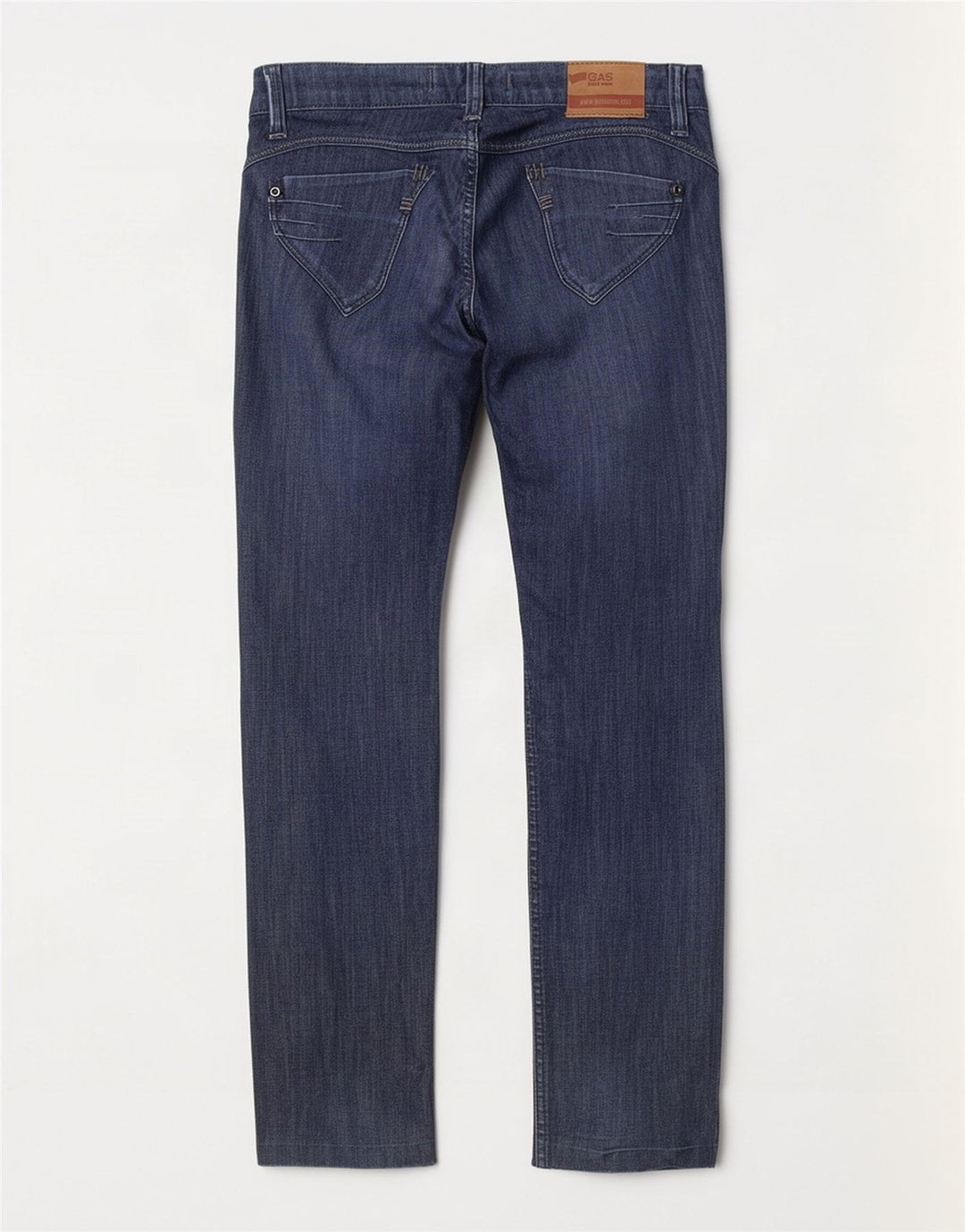 Gas Womens Slim Jeans W27 L33 Navy Blue Cotton