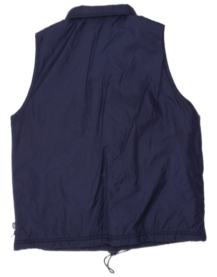 Ellesse Boys Pullover Padded Gilet 10-11 Years Navy Blue Polyester