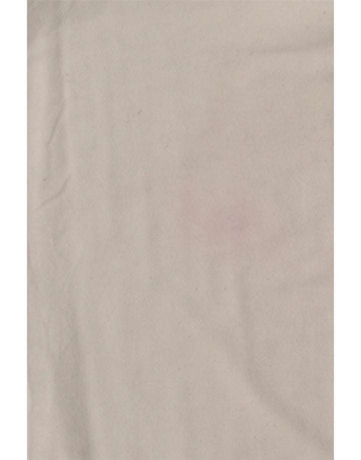 OASIS Womens Top Long Sleeve UK 10 Small White Viscose