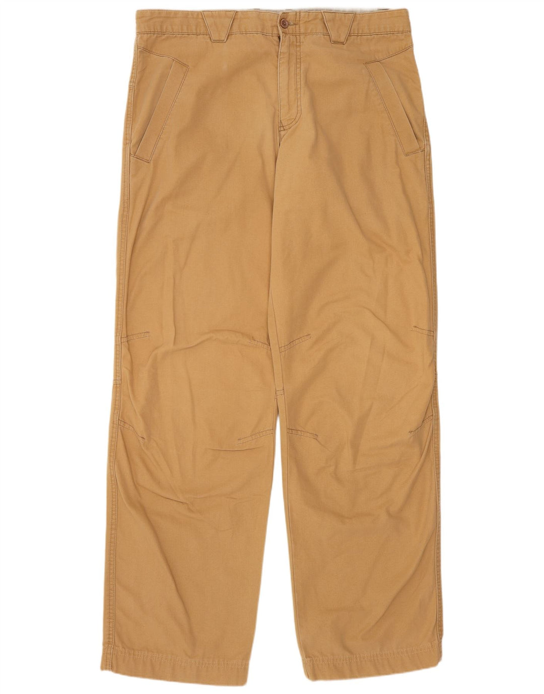 Dockers Mens Straight Chino Trousers W36 L34 Beige