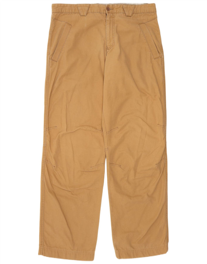 Dockers Mens Straight Chino Trousers W36 L34 Beige
