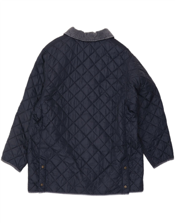 Henri Lloyd Mens Quilted Jacket UK 42 XL Navy Blue Nylon