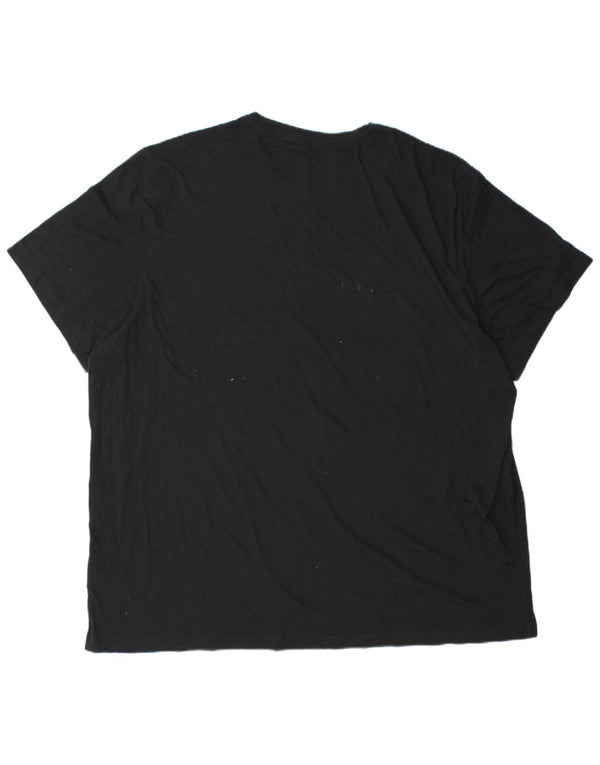 Nike Mens Graphic T-Shirt Top 3XL Black Cotton