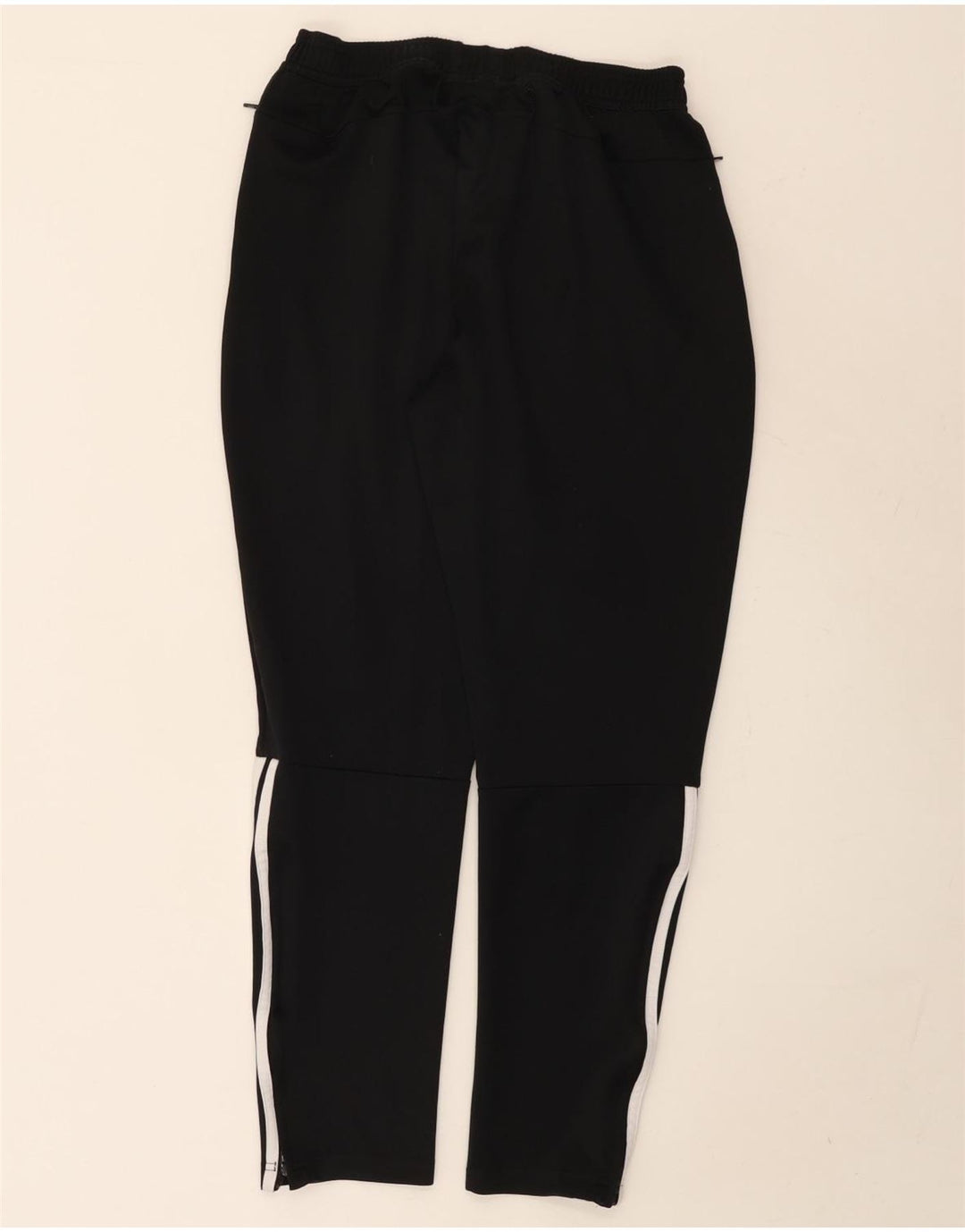 ADIDAS Mens Tracksuit Trousers Large  Black Polyester