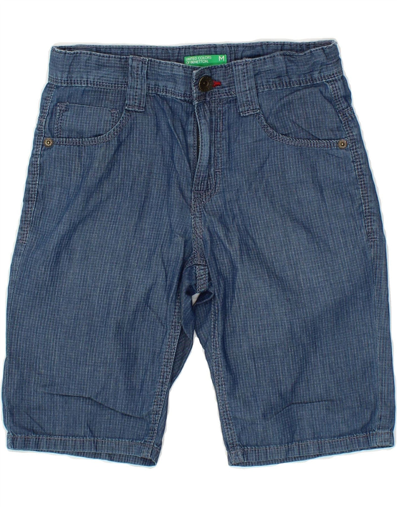 BENETTON Boys Casual Shorts 7-8 Years Medium W24 Blue Cotton Vintage Benetton and Second-Hand Benetton from Messina Hembry 