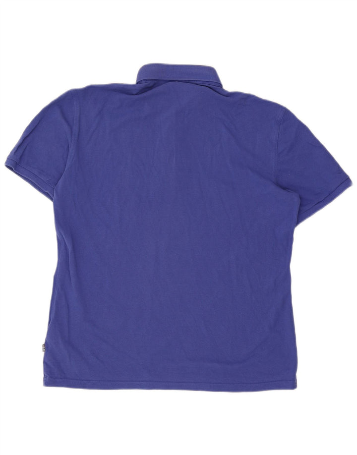 Napapijri Mens Polo Shirt 2XL Blue Cotton