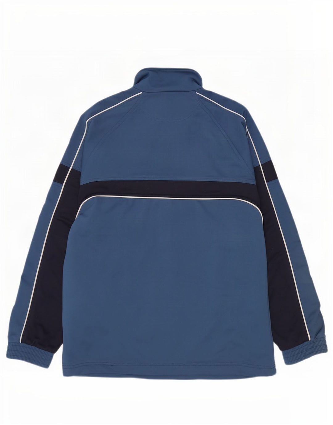 Lotto Mens Tracksuit Top Jacket Large Navy Blue Colourblock Polyester