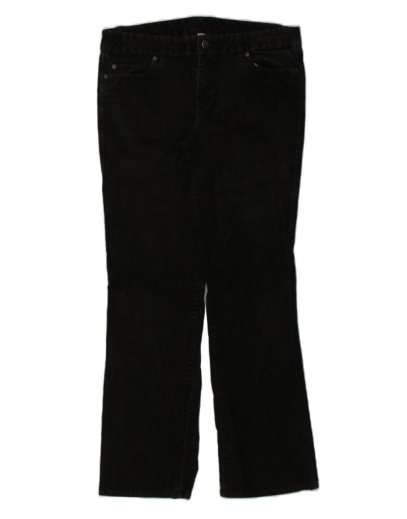 J. CREW Womens Favorite Fit Corduroy Trousers US 12 Large W34 L31  Black | Vintage J. Crew | Thrift | Second-Hand J. Crew | Used Clothing | Messina Hembry 