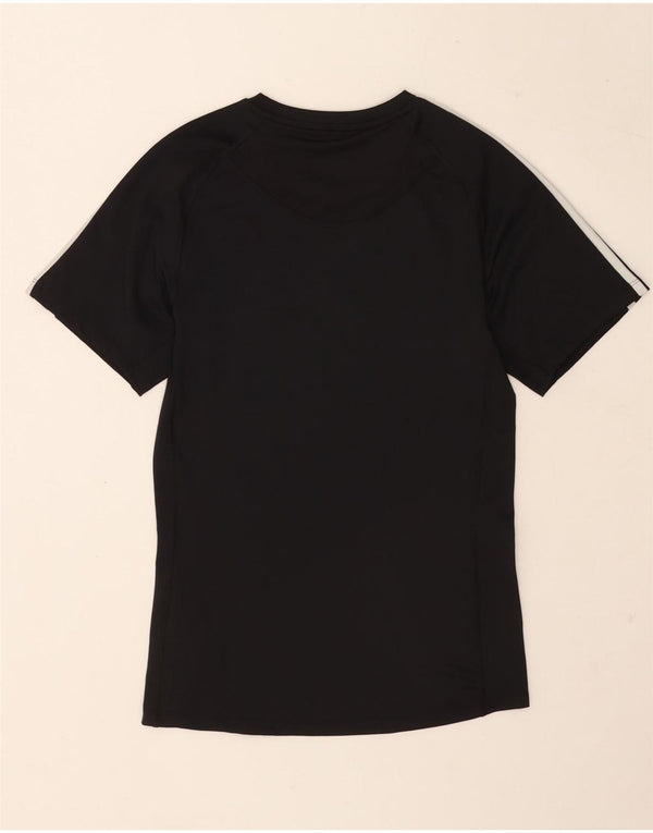 Adidas Mens Tech Fit T-Shirt Top Medium Black Polyester
