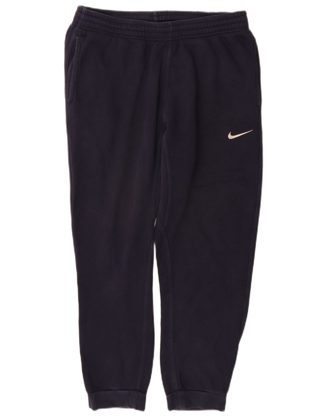 Nike Mens Tracksuit Trousers Joggers Medium Navy Blue Cotton
