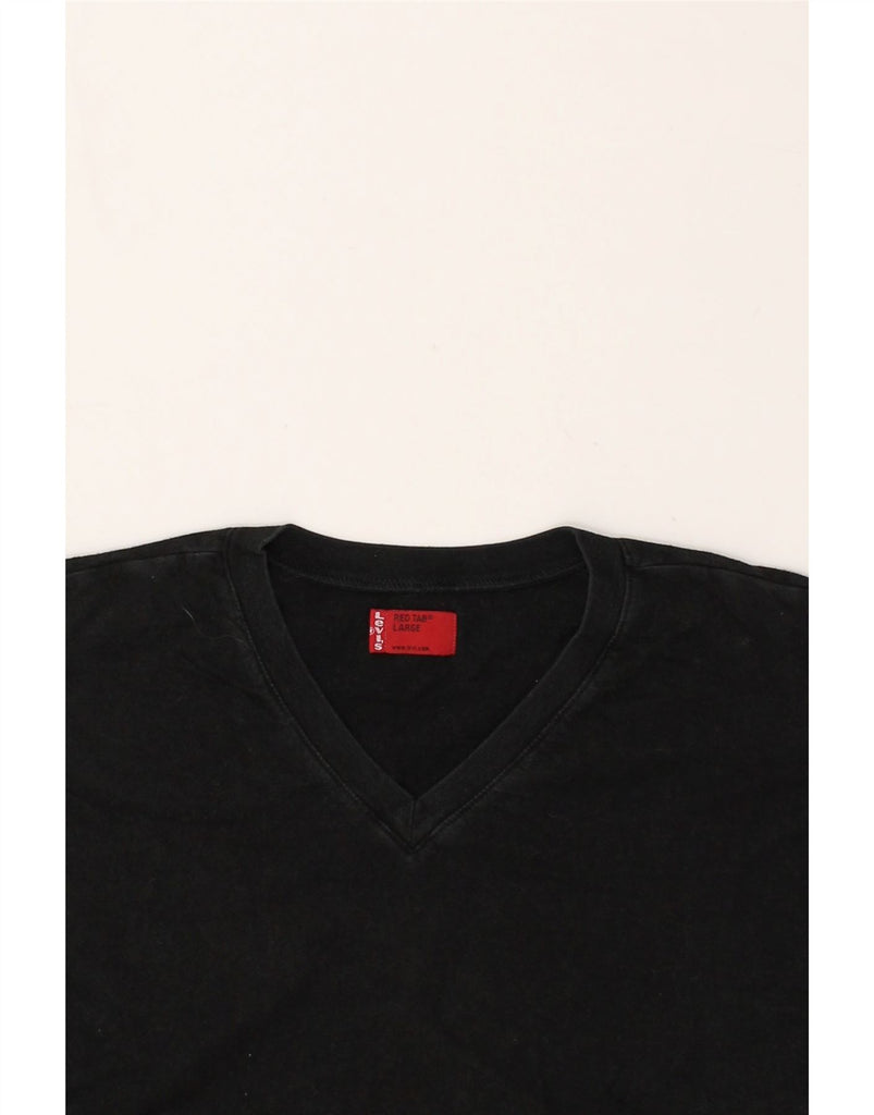 LEVI'S Mens T-Shirt Top Large Black | Vintage Levi's | Thrift | Second-Hand Levi's | Used Clothing | Messina Hembry 