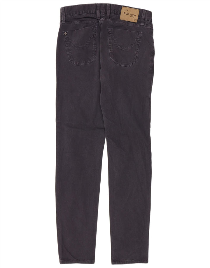 Jeckerson Mens Slim Jeans W30 L31 Grey Cotton