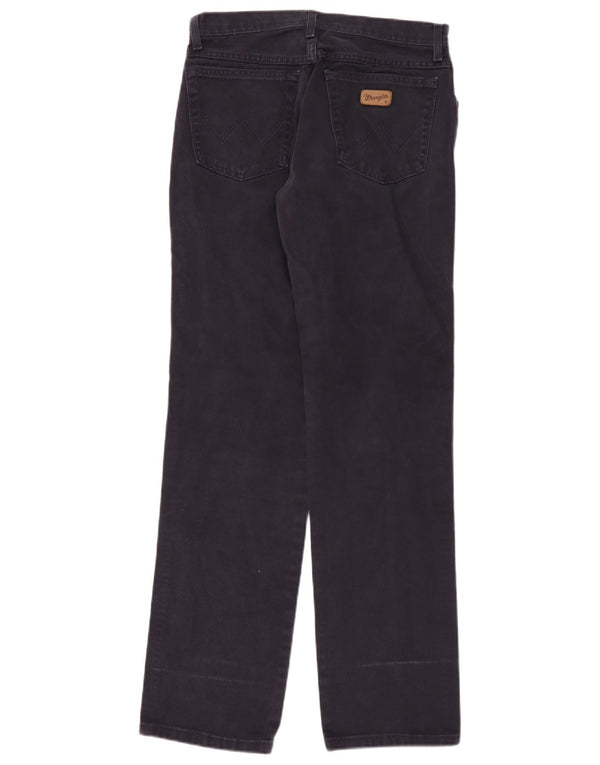 Wrangler Mens Straight Jeans W30 L34 Navy Blue