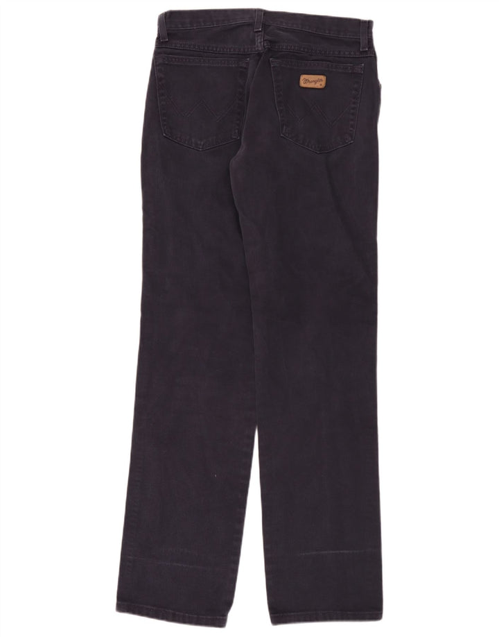 Wrangler Mens Straight Jeans W30 L34 Navy Blue
