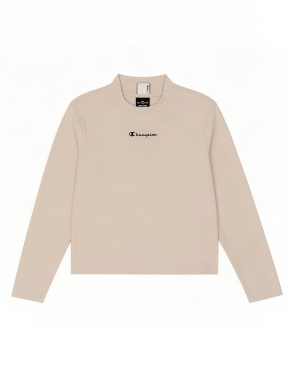 Champion Girls Top Long Sleeve 13-14 Years XL White Cotton