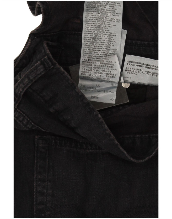 Levi's Mens Dungarees Slim Jeans Large W36 L28 Grey Cotton