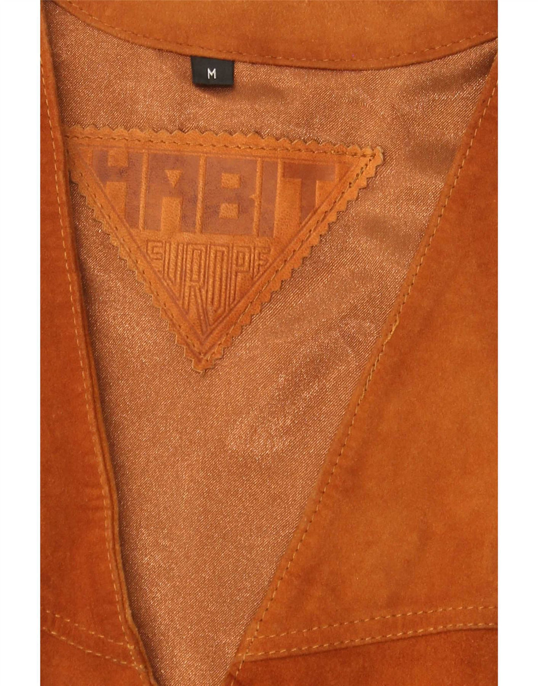 Vintage Mens Suede Waistcoat Medium Brown