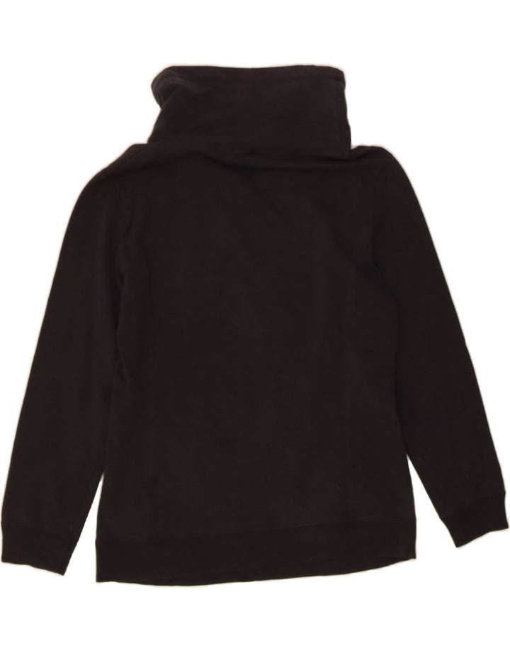 CONVERSE Womens Graphic Hoodie Jumper UK 14 Medium Black Cotton Vintage Converse and Second-Hand Converse from Messina Hembry 