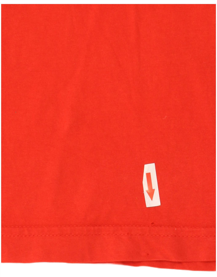 Puma Mens Graphic T-Shirt Top Medium Red