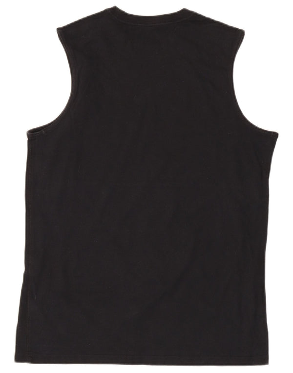Nike Boys Graphic Vest Top 13-14 Years XL Black Cotton