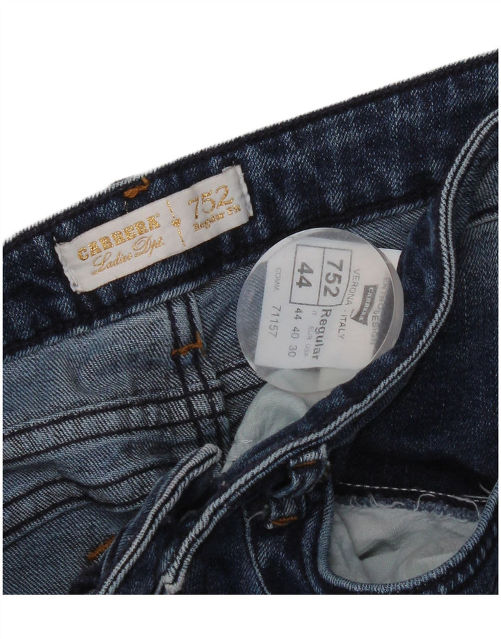Carrera Womens 752 Regular Fit Straight Jeans IT 44 Medium W30 L32 Blue
