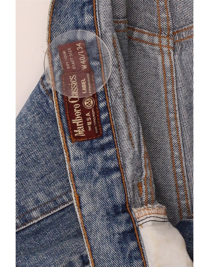MARLBORO CLASSICS Mens Slim Jeans W40 L34 Blue Cotton Vintage Marlboro Classics and Second-Hand Marlboro Classics from Messina Hembry 