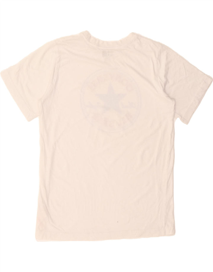 CONVERSE Boys Graphic T-Shirt Top 13-14 Years XL White Vintage Converse and Second-Hand Converse from Messina Hembry 