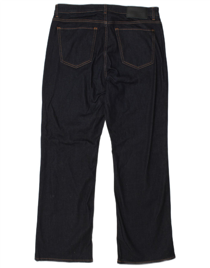 Marks & Spencer Womens Straight Jeans UK 16 Large W32 L30 Navy Blue