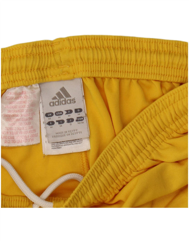 Adidas Mens Climalite Sport Shorts Medium Yellow Polyester