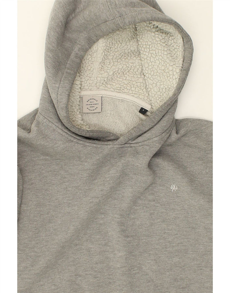 JACK & JONES Mens Hoodie Jumper Small Grey Cotton | Vintage Jack & Jones | Thrift | Second-Hand Jack & Jones | Used Clothing | Messina Hembry 