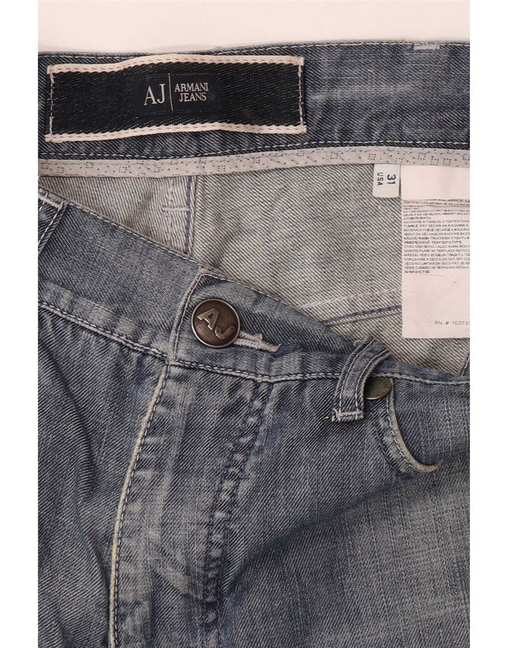 Armani Mens Straight Jeans W31 L28 Blue