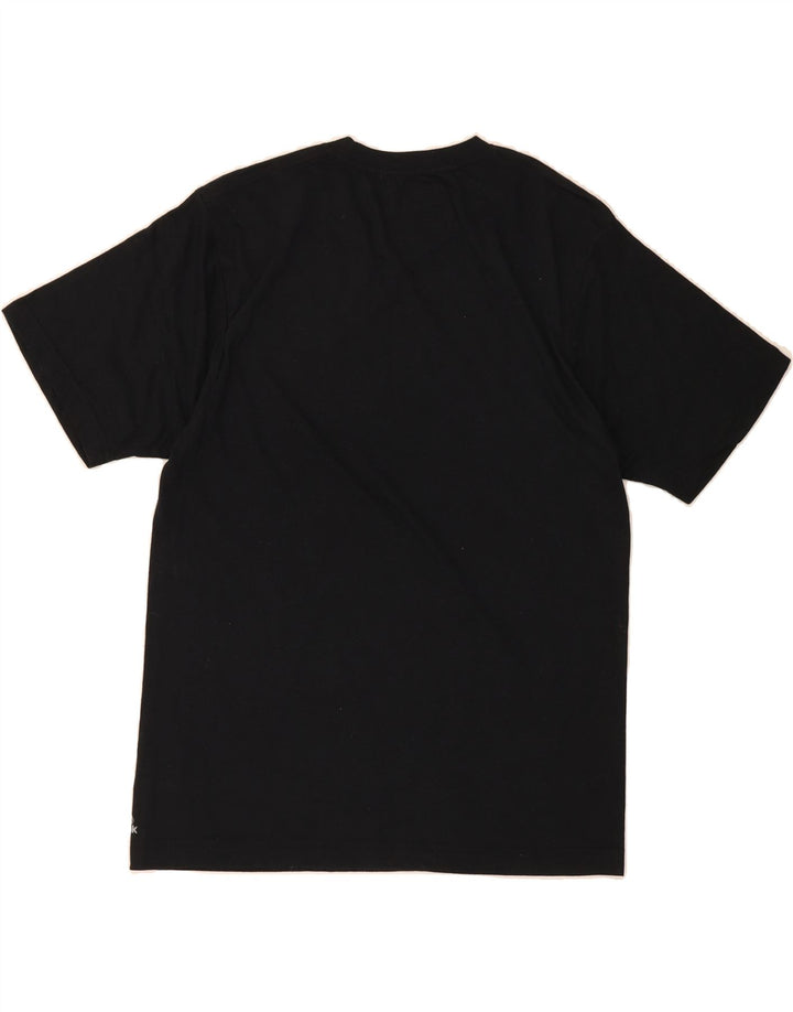 REEBOK Mens Graphic T-Shirt Top Medium Black Cotton Vintage Reebok and Second-Hand Reebok from Messina Hembry 