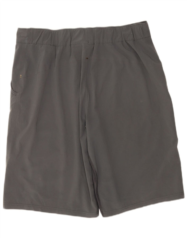 NIKE Mens Dri Fit Chino Shorts Large W34 Grey Polyester