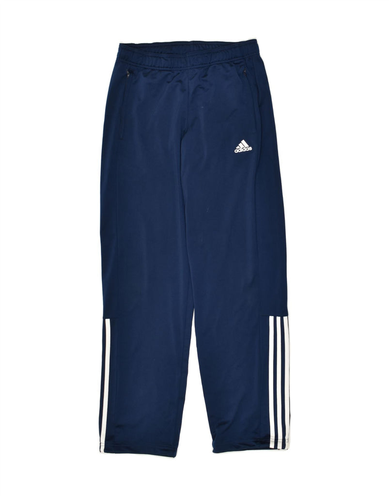 ADIDAS Mens Tracksuit Trousers UK 36/38 Small Navy Blue Polyester | Vintage Adidas | Thrift | Second-Hand Adidas | Used Clothing | Messina Hembry 