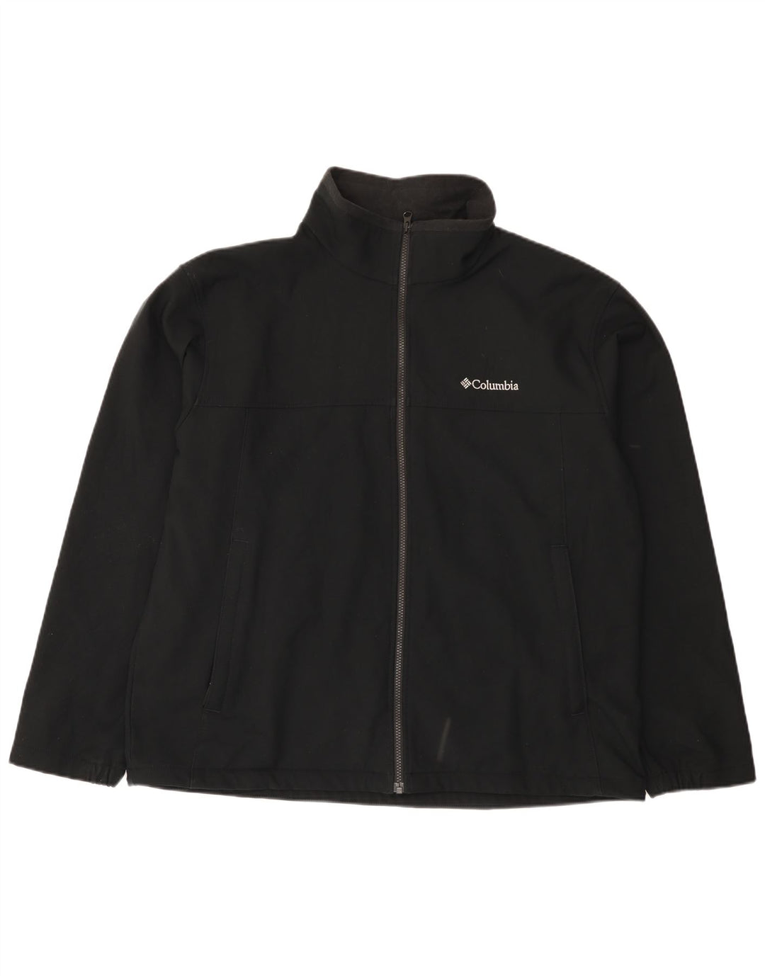 Columbia Mens Tracksuit Top Jacket XL Black Polyester