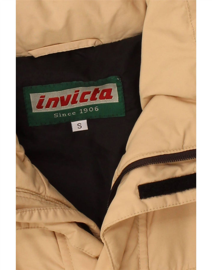 INVICTA Mens Windbreaker Jacket UK 36 Small Beige Colourblock Polyamide Vintage Invicta and Second-Hand Invicta from Messina Hembry 