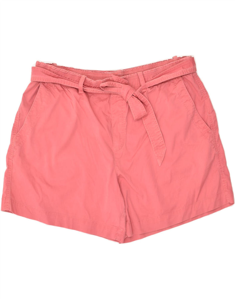 POLO RALPH LAUREN Womens Casual Shorts UK 18 XL W36 Pink Cotton | Vintage Polo Ralph Lauren | Thrift | Second-Hand Polo Ralph Lauren | Used Clothing | Messina Hembry 