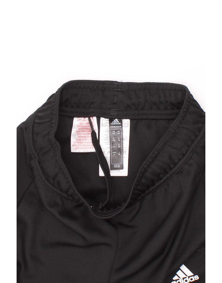 Adidas Boys Aeroready Tracksuit Trousers 5-6 Years Black Polyester