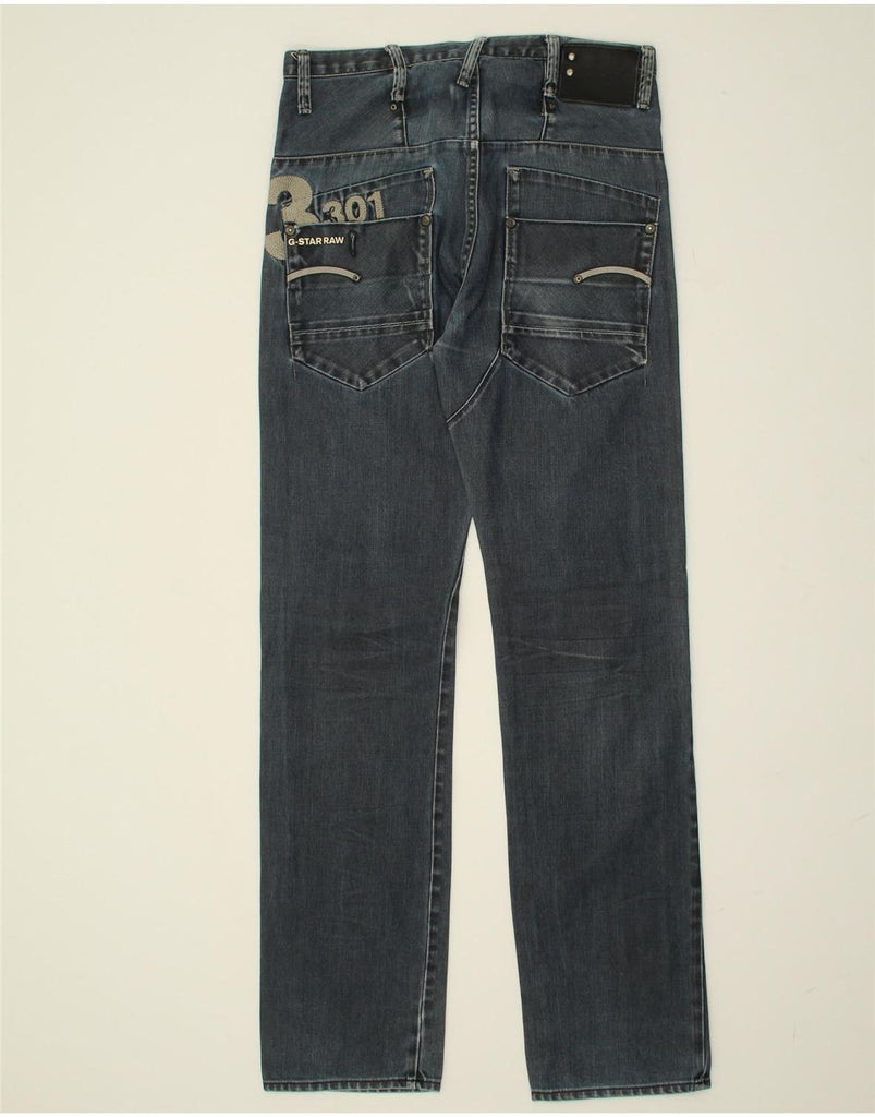 G-STAR Mens Straight Jeans W31 L34  Blue Cotton | Vintage G-Star | Thrift | Second-Hand G-Star | Used Clothing | Messina Hembry 