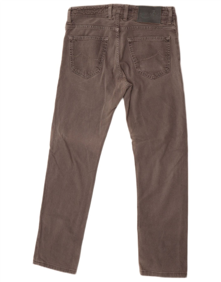 Jacob Cohen Mens Straight Jeans W31 L30 Grey Cotton