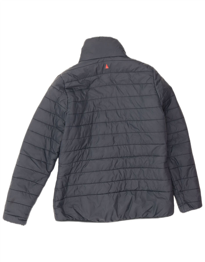 Musto Womens Padded Jacket UK 14 Large Navy Blue Polyamide