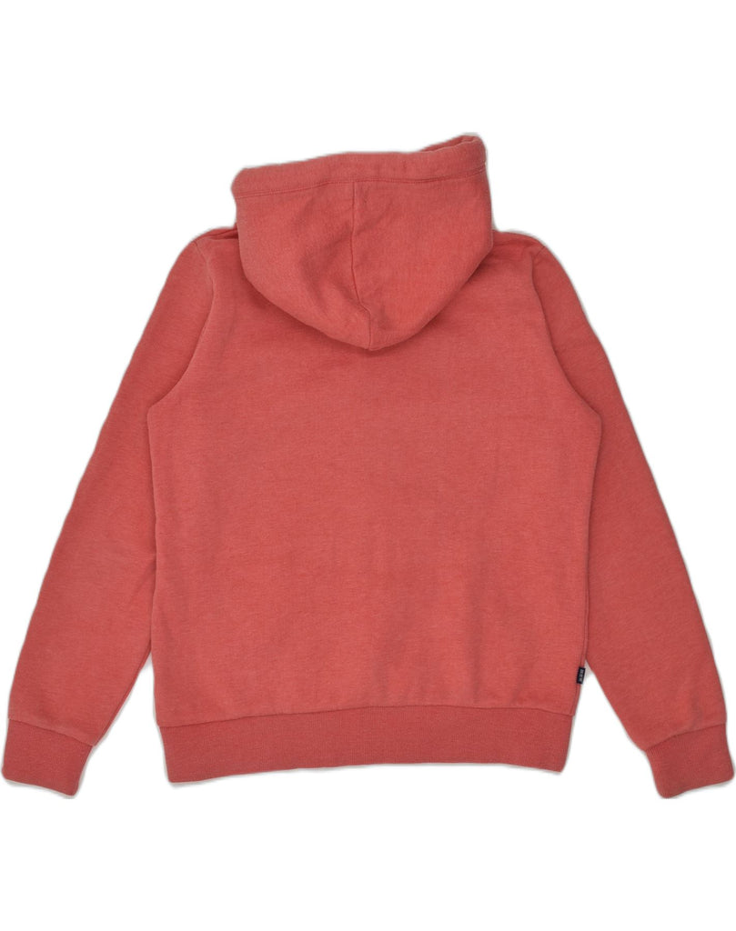 SUPERDRY Womens Zip Hoodie Sweater UK 14 Large Red Cotton | Vintage Superdry | Thrift | Second-Hand Superdry | Used Clothing | Messina Hembry 