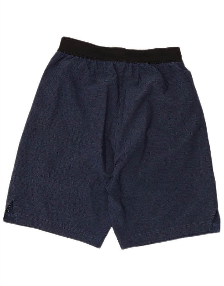 Adidas Mens Sport Shorts Small  Navy Blue Colourblock Polyester