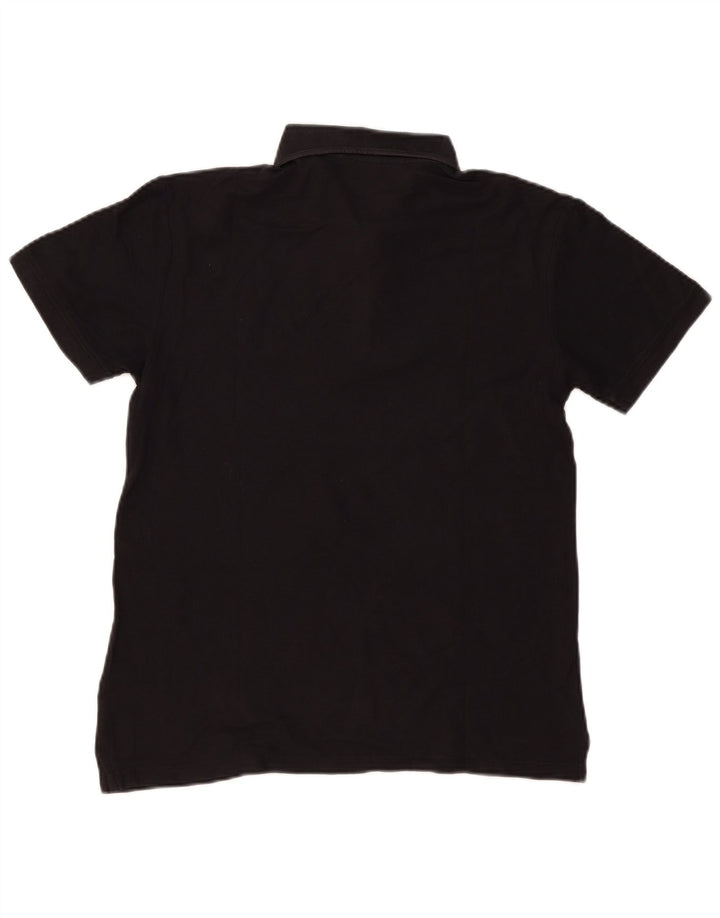 Calvin Klein Mens Polo Shirt Small Black Cotton