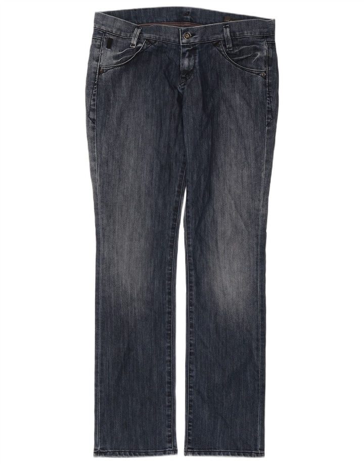 LEE Womens Lynn Straight Jeans W32 L33  Blue Cotton