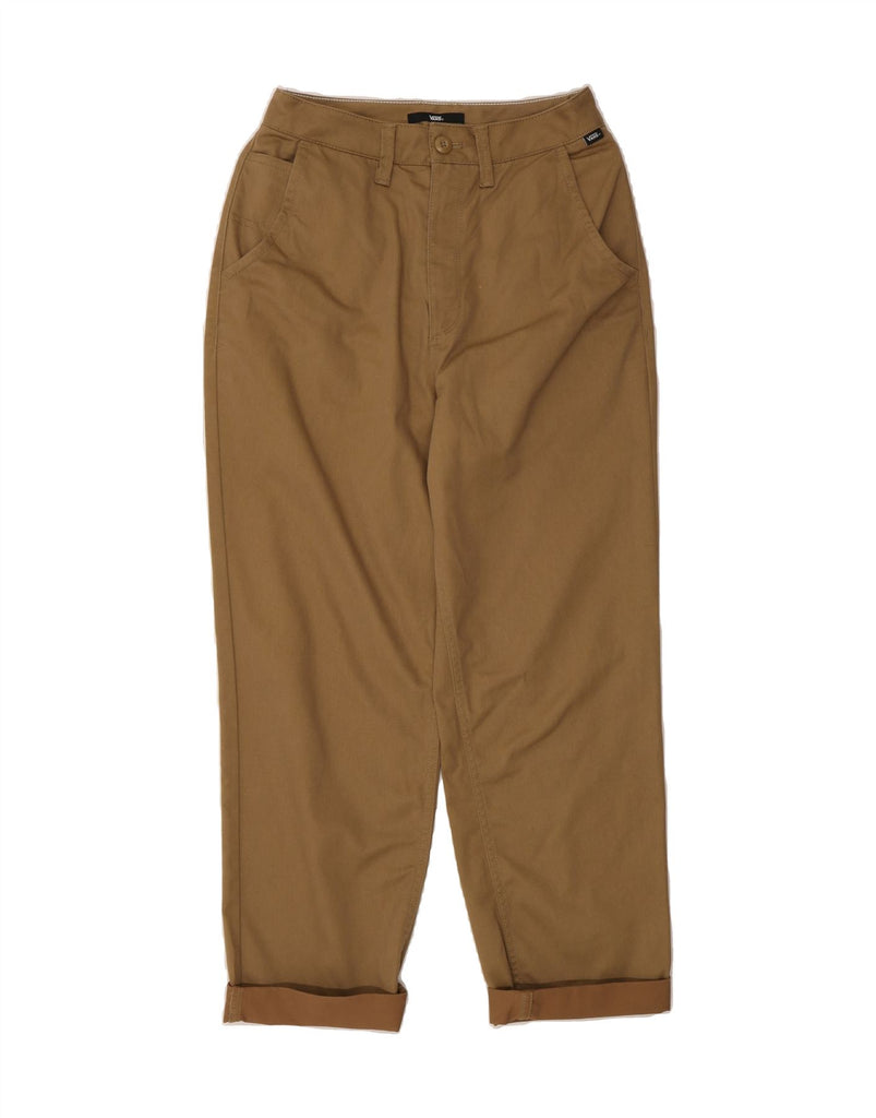 VANS Womens High Waist Chino Trousers W25 L27 Brown Cotton Vintage Vans and Second-Hand Vans from Messina Hembry 