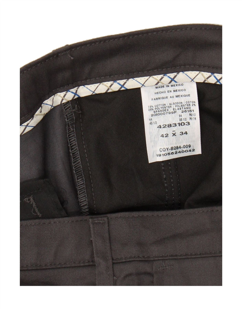 LEE Mens Total Freedom Relaxed Fit Chino Trousers W42 L34 Grey Cotton Vintage Lee and Second-Hand Lee from Messina Hembry 