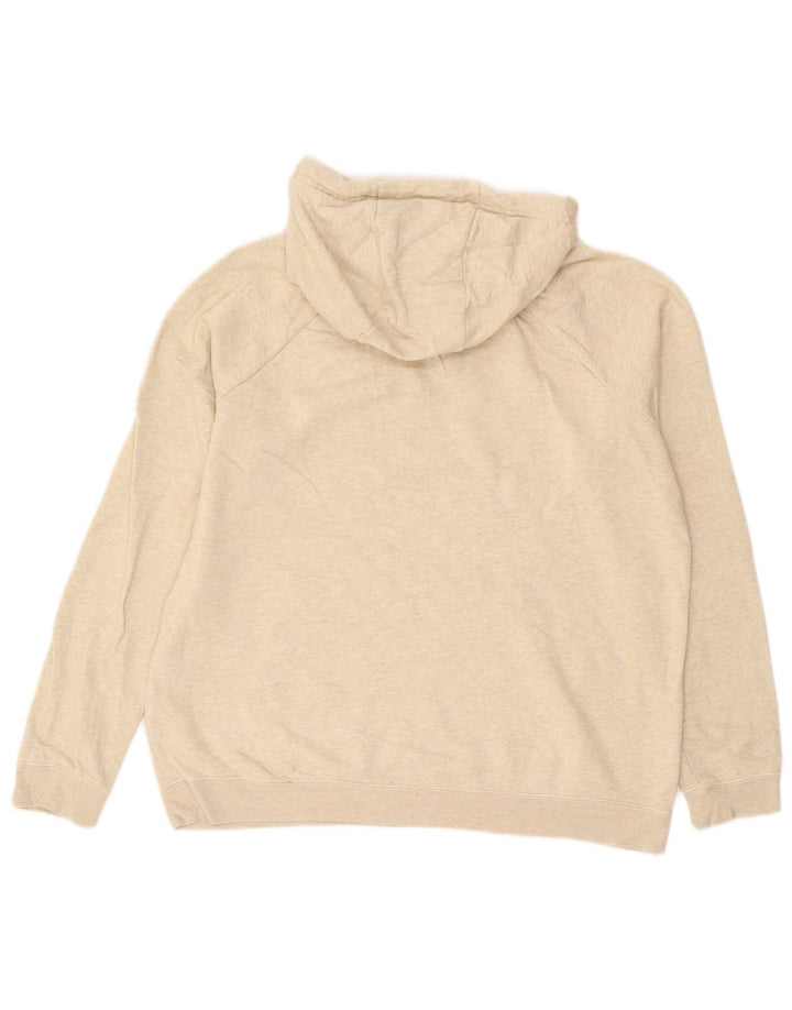 Nike Mens Hoodie Jumper Large Beige